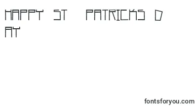 home square   BC font – St Patricks Day Fonts